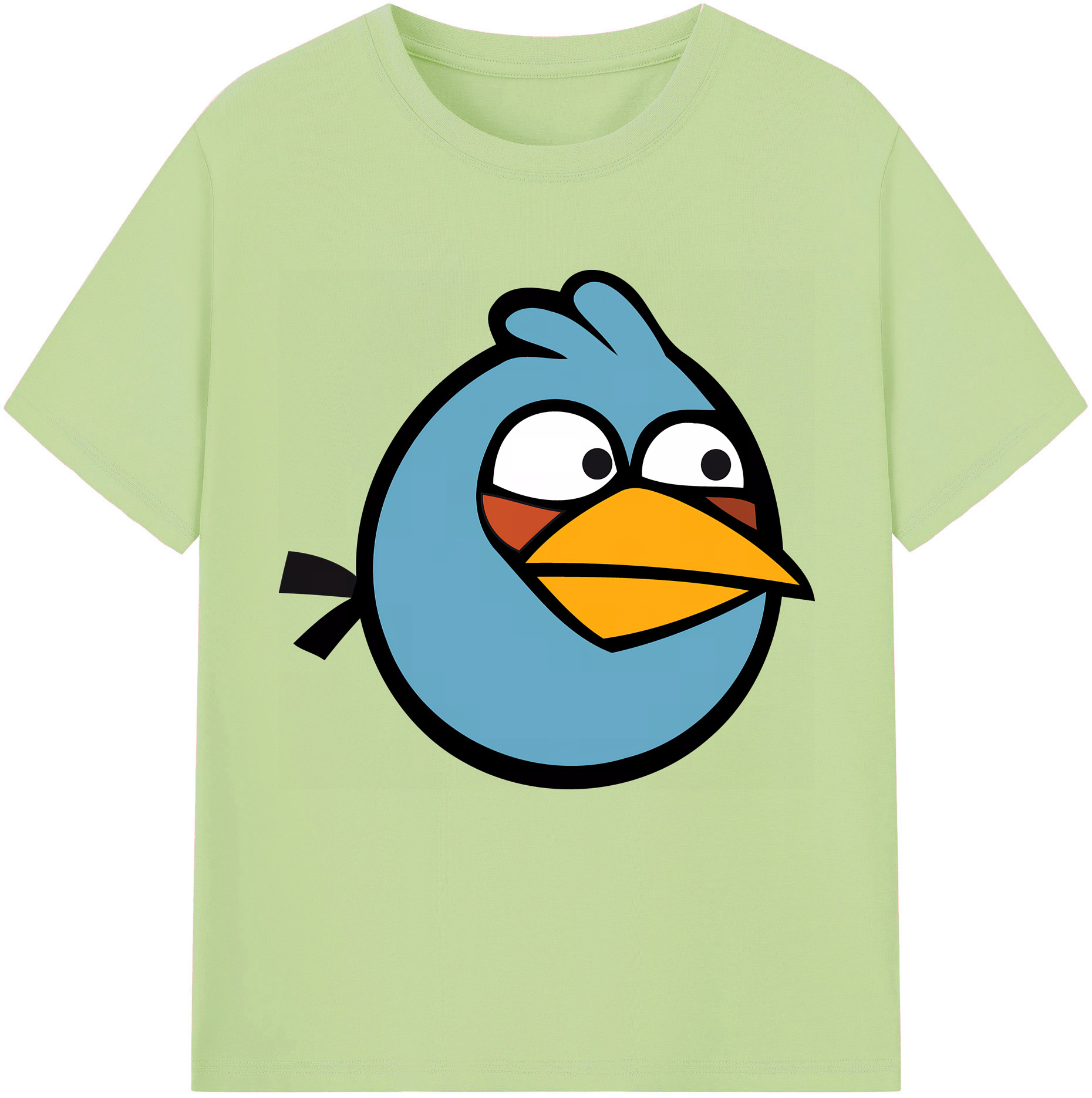 （画像用） Angry Birds アングリーバード 綿100％半袖Tシャツ（フロントプリント）